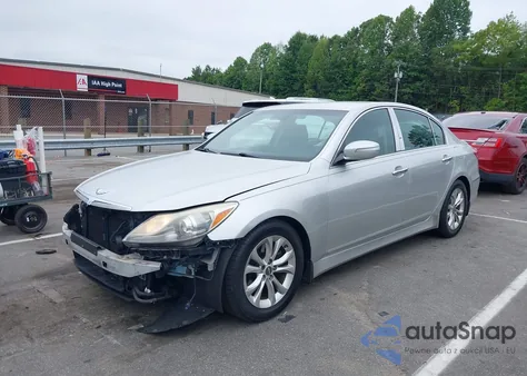 2013 Hyundai Genesis 3.8 из США, поврежденный, VIN KMHGC4DD8DU213508